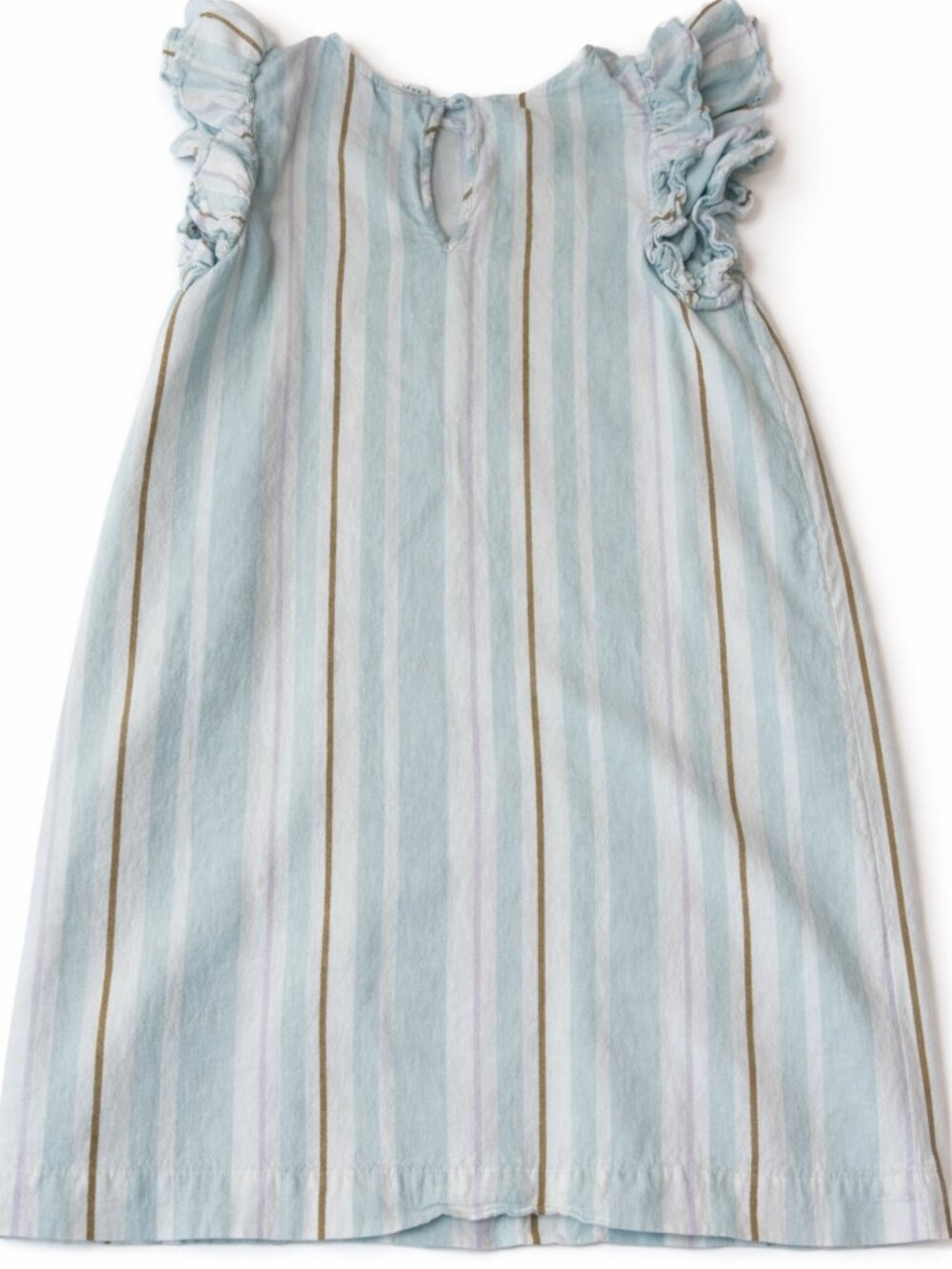 A New Day Striped Linen Dress — L - Picture 2 of 2